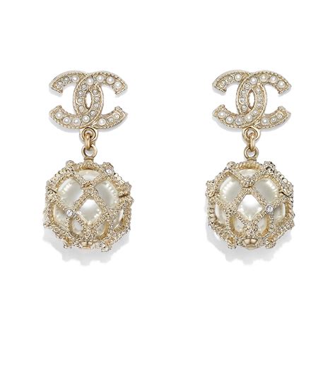 chanel costume jewellery necklace|chanel costume earrings.